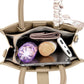 Women's Glamorous Lychee Pattern Commuter Counter Handbags