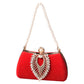 Diamond Decorations Veet Dinner Black Noble Dress Evening Bags