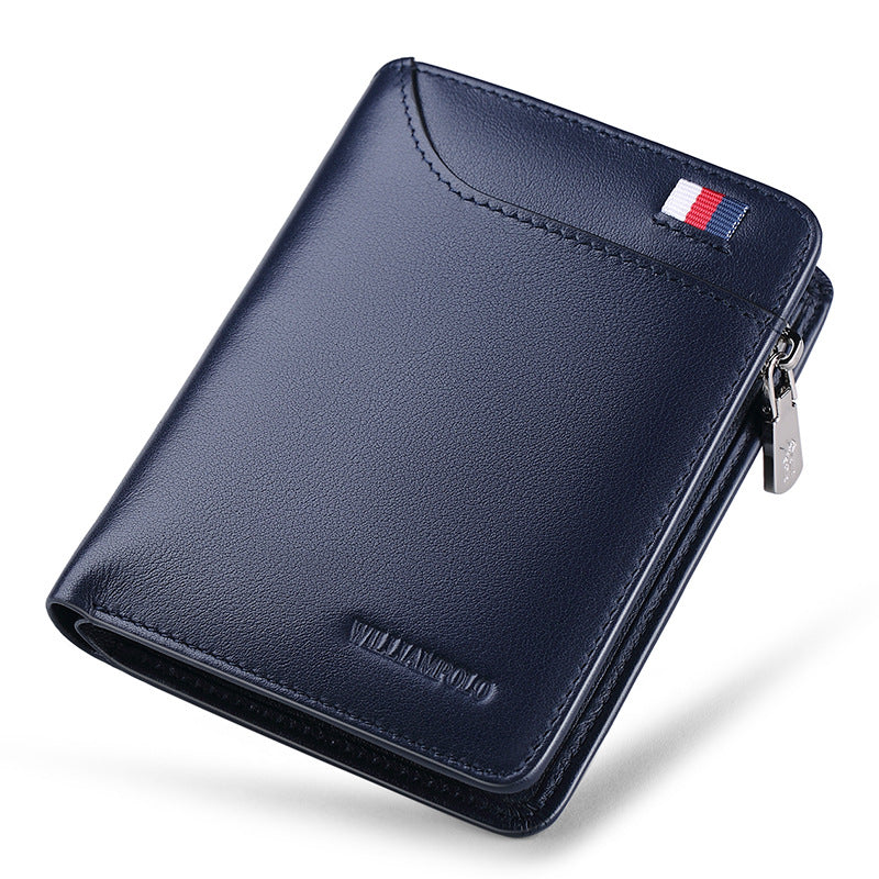 Men's Emperor Paul Short Leather Mini Swiping Men's Wallets