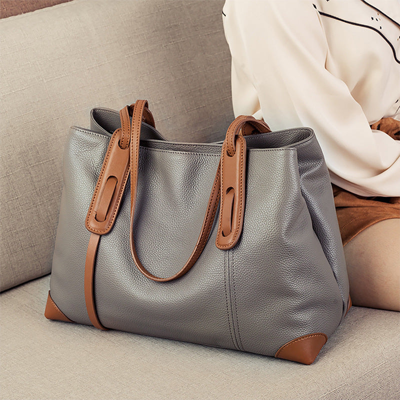 Women's Large Capacity High Sense Genuine Leather Bags