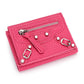 Women's Motorcycle Leather Short Folding Mini Change Ladies Wallets