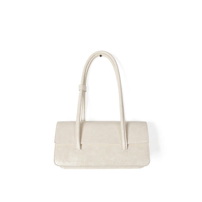 Women's Design Oil Wax Leather Underarm Advanced Texture Shoulder Bags