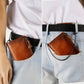 Layer Cowhide Rub Color Driving License Coin Purses