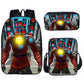 Toilet Primary Secondary Monitor Three-piece Set Elementary School Students' Schoolbags