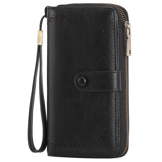 Women's Expanding Long Passport Multiple Slots Position Ladies Wallets