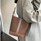 Women's Exquisite Genuine Leather Commuter First Layer Bucket Bags