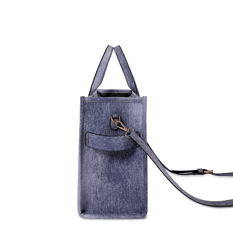Women's Fashion Trendy Denim Gradient Color Bags