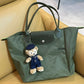 Women's Nylon Dumpling Embroidered Large Capacity Totes Shoulder Bags