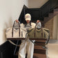Men's Canvas Reticule Fashion Trendy Large Capacity Travel Bags