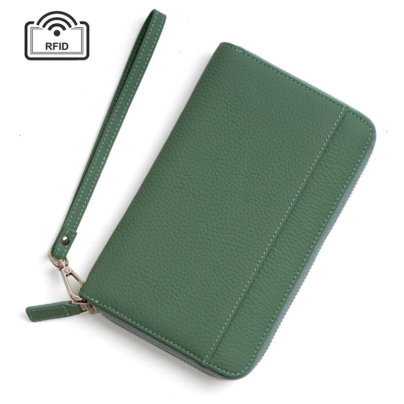 Women's Large Capacity Passport Multiple Slots Document Ladies Wallets