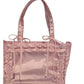 Two-dimensional Fashion Satin Bow Transparent Badge Shoulder Bags