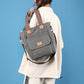 Women's Large Capacity Leisure Commute Trendy Canvas Shoulder Bags