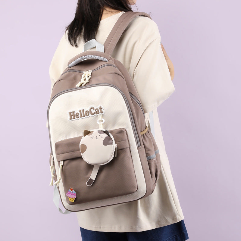 Primary Spine Protection Female Versatile Good-looking Backpacks