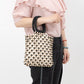 Women's Contrast Color Woven Commute Wooden Bead Shoulder Bags