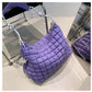 Women's Large Capacity Down Pleated Cloud Simple Crossbody Bags
