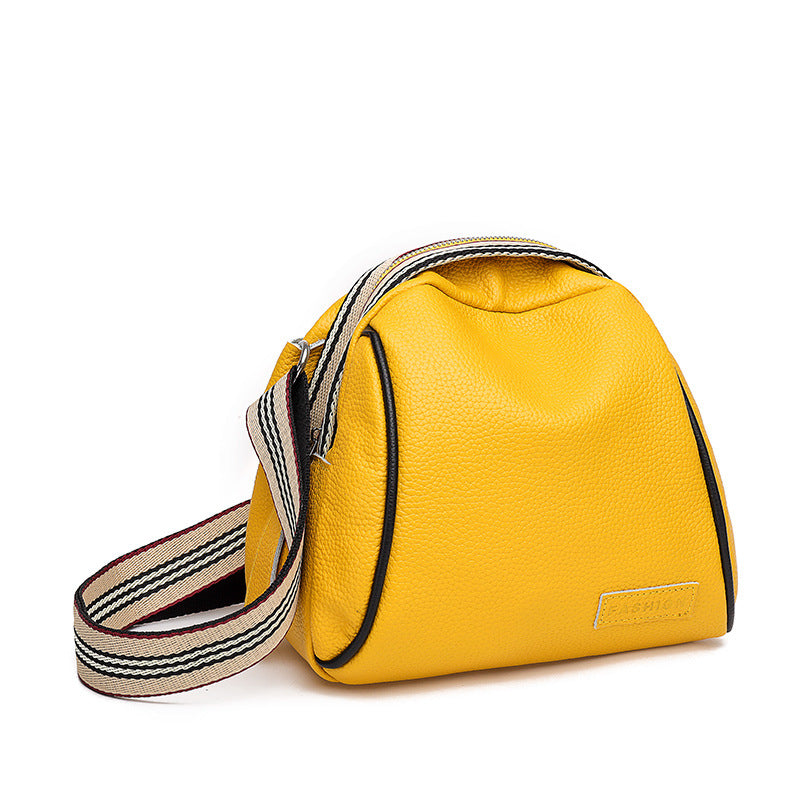 Cowhide Simple Fashion Large Capacity Solid Bags