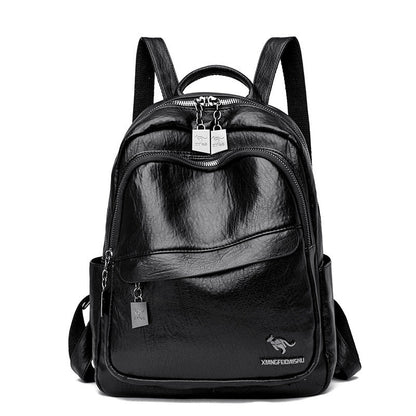 Women's Slouchy Korean College Simple Fashion Backpacks