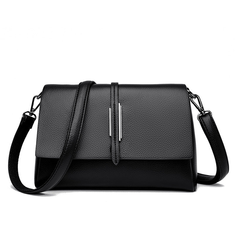 Women's & Men's Spring Korean Style Simple Soft Leather Shoulder Bags