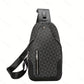 Men's Retro Fashion Light Luxury High-grade Checkerboard Men's Chest Bags