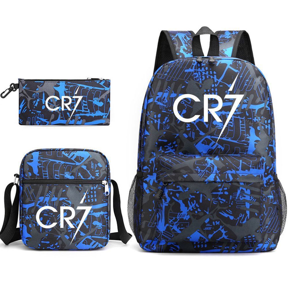 Pencil Three-piece Canvas Large Capacity Leisure Shoulder Bags