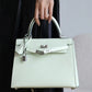 Women's Bubble Green Second Generation Kelly Genuine Shoulder Bags