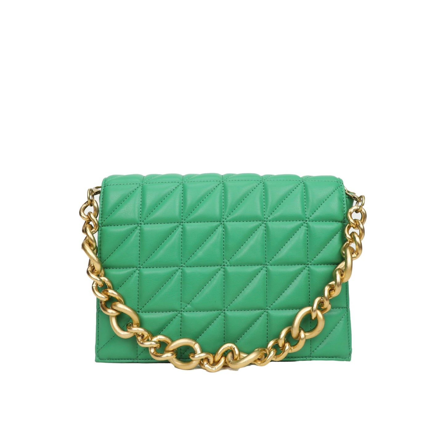 Women's Fashion Classic Style Thick Chain Embroidered Shoulder Bags