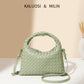 Fashion Commuter Woven Design Graceful Trendy Crossbody Bags