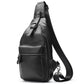 Men's Leather First Layer Trendy Large Capacity Men's Chest Bags