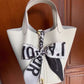 Women's Home Vegetable Basket Hand First Layer Cowhide Bags