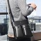 Men's Leather Hanging Large Capacity Commuter Bags
