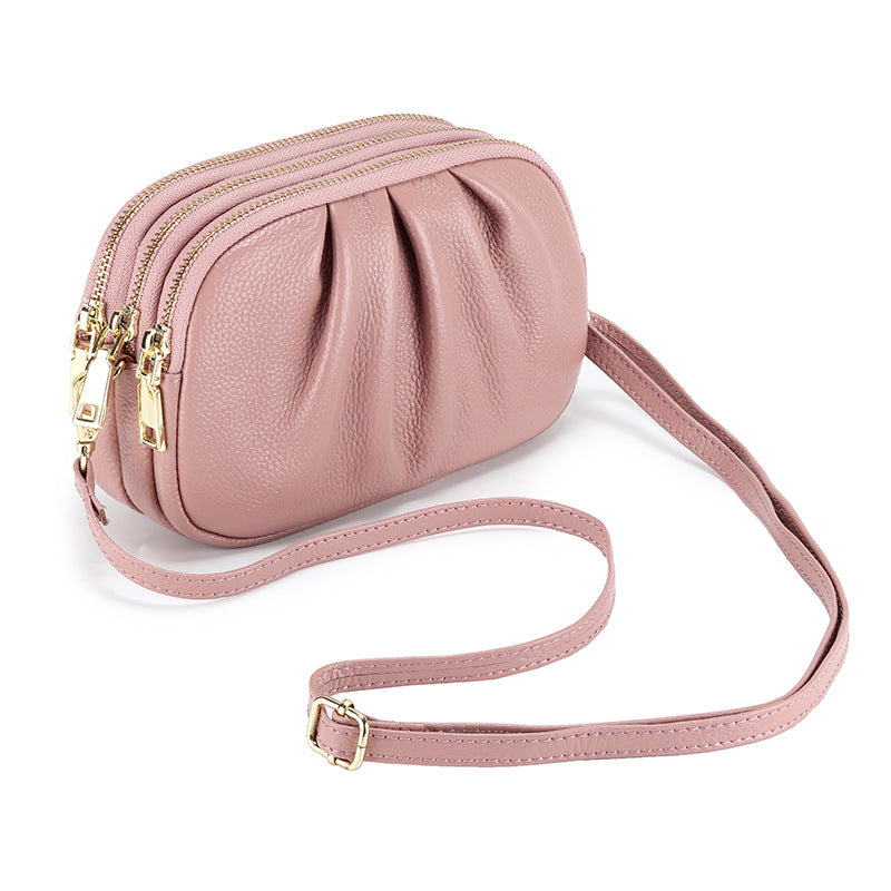 Women's Genuine Leather First Layer Cowhide Soft Shoulder Bags