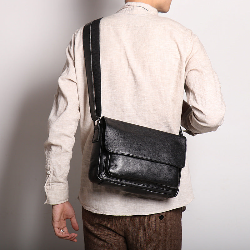 Women's & Men's Source Fashion Leather Cattle Men's Shoulder Bags