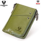 Multicolor Short Double Zipper Vertical Fashion Purses