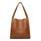 Women's Quality Simple Solid Color Shopping Sense Shoulder Bags