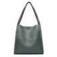 Women's Quality Simple Solid Color Shopping Sense Shoulder Bags