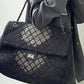 Women's Dyed Denim Hobo Diamond Plaid Chain Shoulder Bags