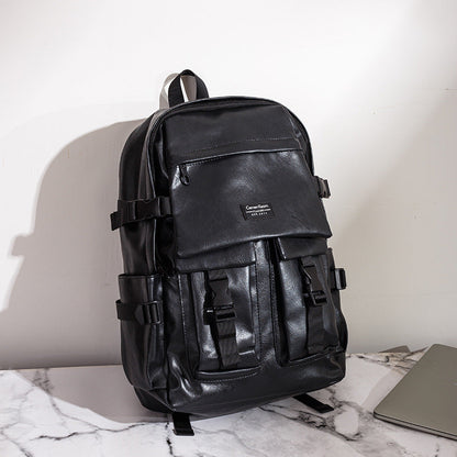 Men's Trendy Cool College High Simple Large Backpacks