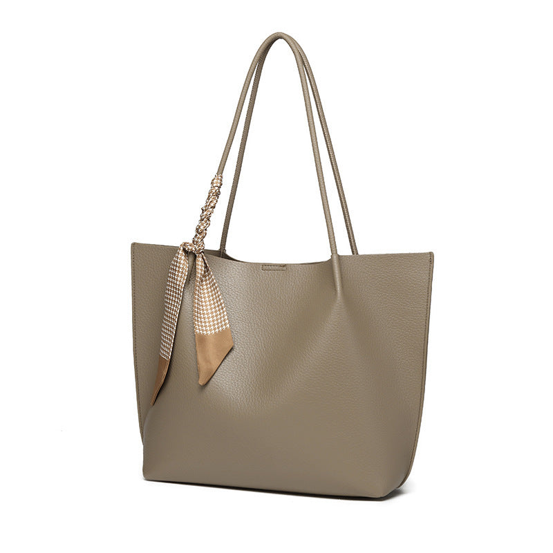 Women's Large Capacity Underarm Korean High-grade Silk Shoulder Bags
