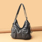 Women's Female Lady Soft Leather Simple Shoulder Bags