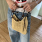 Women's Woven Retro Wooden Bead Tassel With Bags