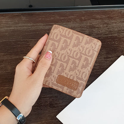 Women's Short Genuine Leather Compact One Thin Ladies Wallets