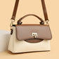 Women's Fashion Contrast Color Trendy Large Capacity Handbags