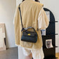 Women's Stylish Soft Leather Fashion Portable Small Square Bags
