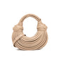 Women's Fashion Hand-woven Hand-held Niche Knotted Noodle Shoulder Bags
