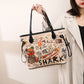 Women's Printed Bear Iti Spring Versatile Large Crossbody Bags