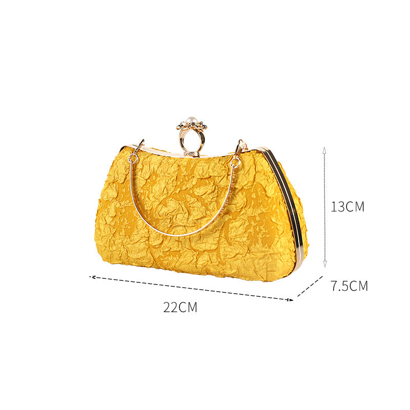 Rhinestone Retro Clutch Fashionable Elegant Chain Evening Bags
