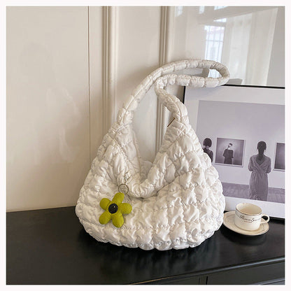 Women's Korean Style Cloud Fashion Large Capacity Small Square Bags