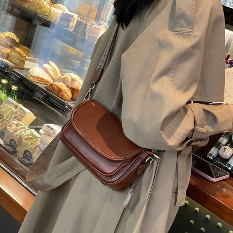 Women's Genuine Leather Cowhide Retro Fashion Bags