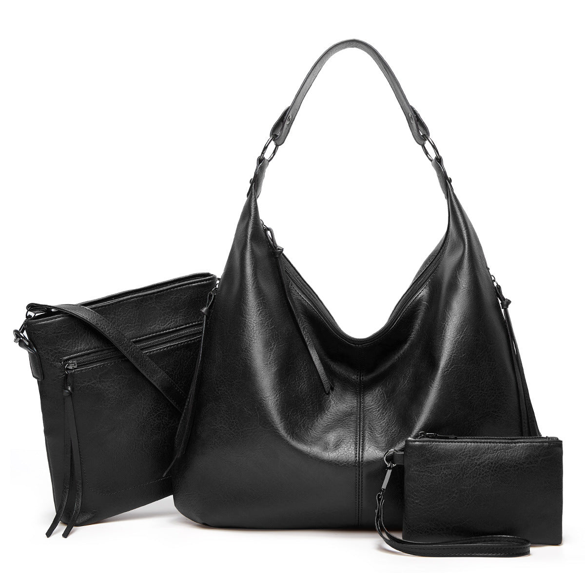 Women's Attractive Graceful Three-piece Soft Surface Shoulder Bags