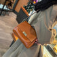 Women's Layer Cowhide Retro Underarm Fashion Advanced Bags
